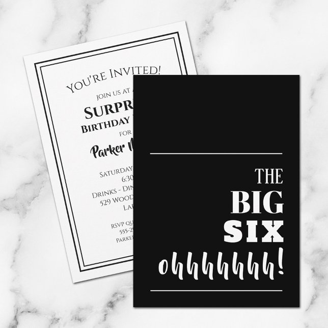 The BIG 60th Birthday Invitation (Creator Uploaded)