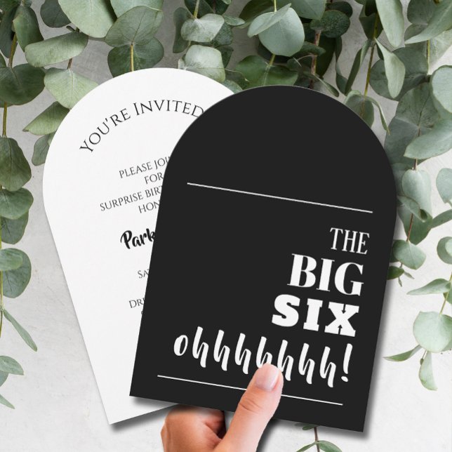 The BIG 60th Birthday Party Arch  Invitation (The BIG 60th birthday party arch-top invitations - INSTANT DOWNLOAD, PRINTED and/or both!)