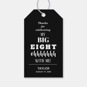 The BIG 80th Birthday Party Favour Gift Tags