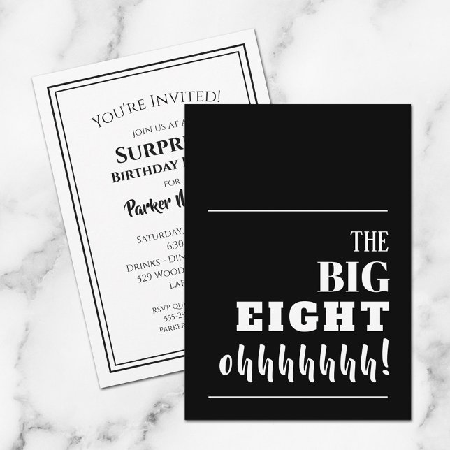 The BIG 80th Birthday Party Invitations (Creator Uploaded)