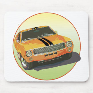The Big Bad Orange Mouse Mat
