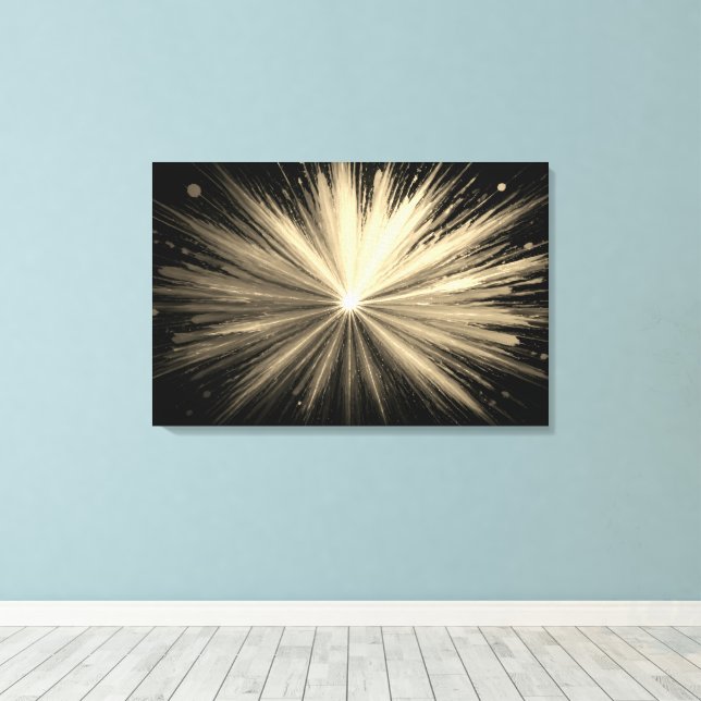 The Big Bang  Canvas Print (Insitu(Wood Floor))