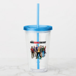 The Big Bang Theory Characters Acrylic Tumbler