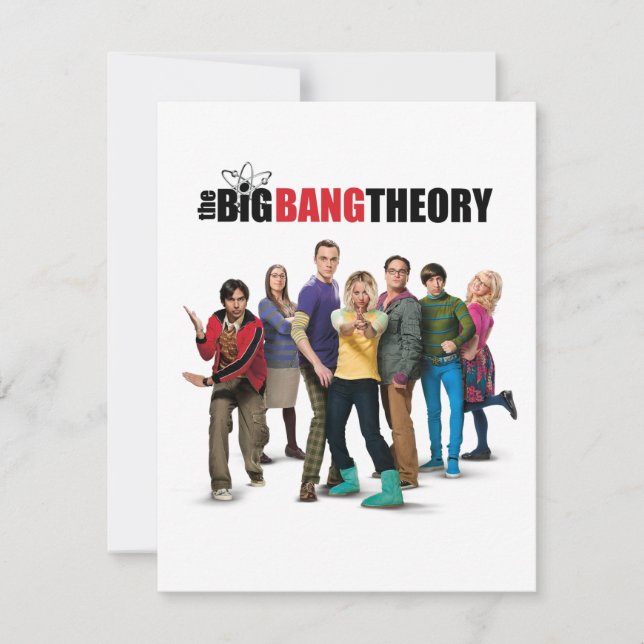 The Big Bang Theory Characters Card (Front)