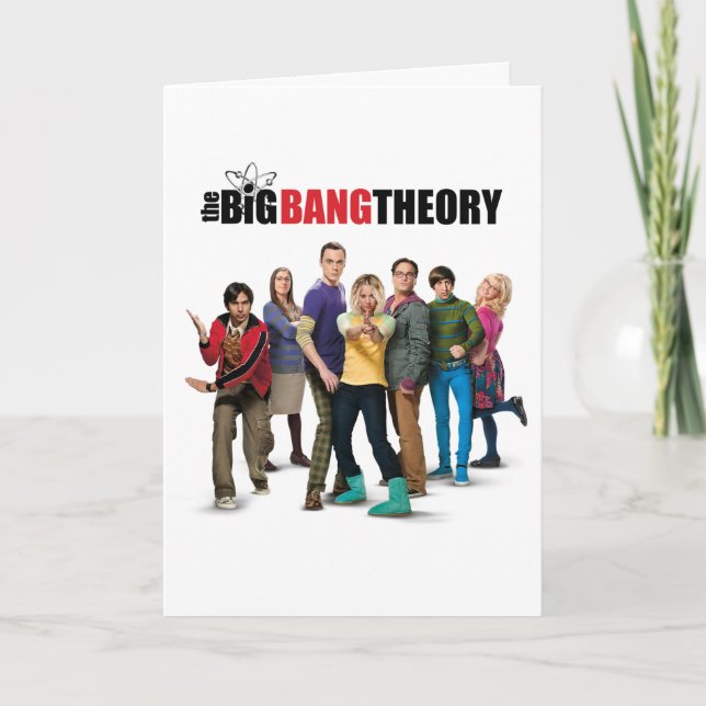 The Big Bang Theory Characters Card (Front)