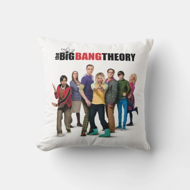 The Big Bang Theory Characters Cushion (Front)