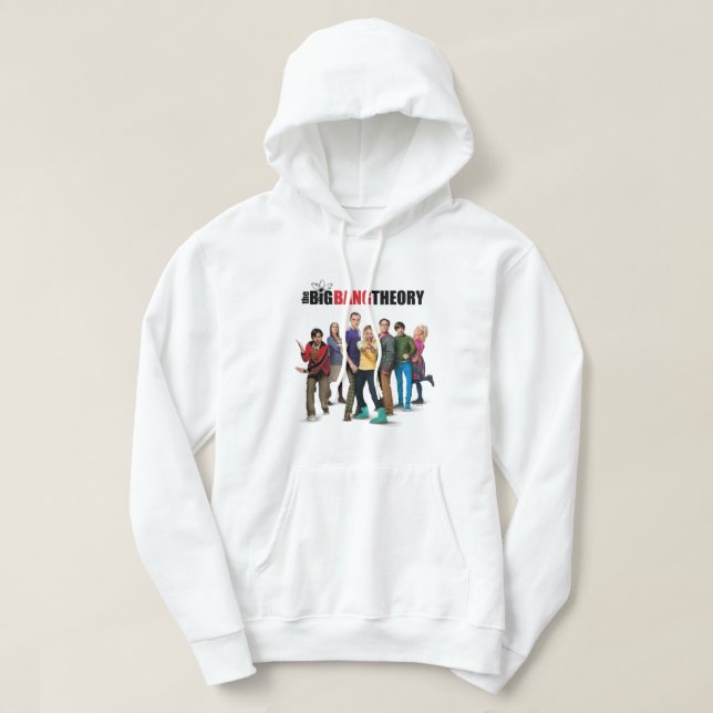 The Big Bang Theory Characters Hoodie (Design Front)