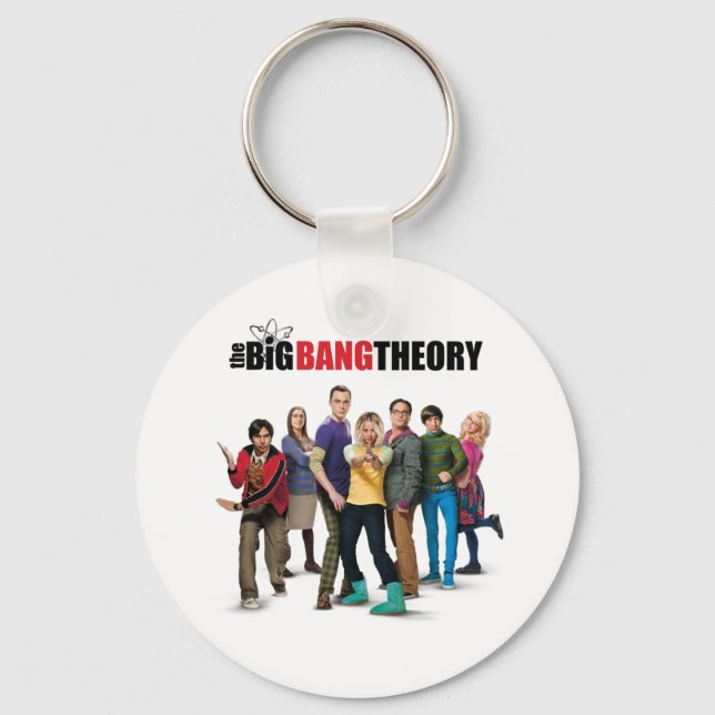 The Big Bang Theory Characters Key Ring (Front)