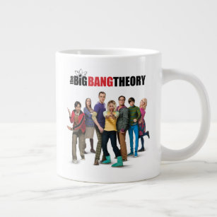 The Big Bang Theory Characters Large Coffee Mug