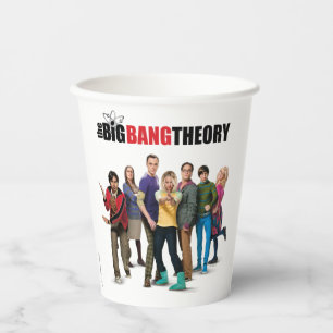 The Big Bang Theory Characters Paper Cups