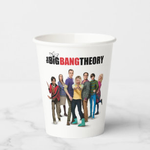 The Big Bang Theory Characters Paper Cups
