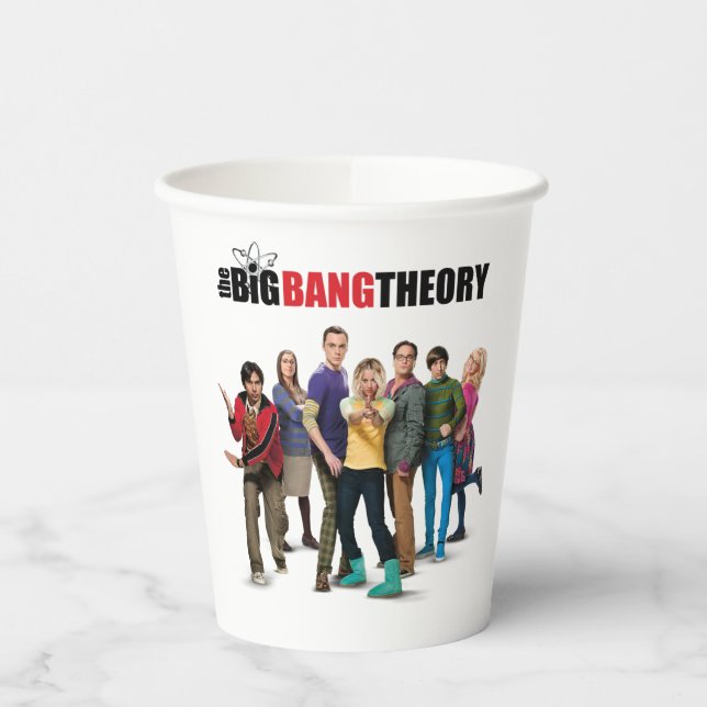 The Big Bang Theory Characters Paper Cups (Left)