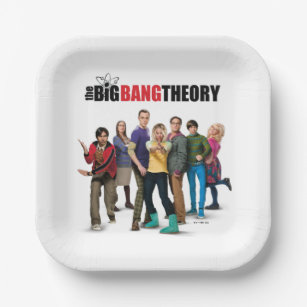 The Big Bang Theory Characters Paper Plate