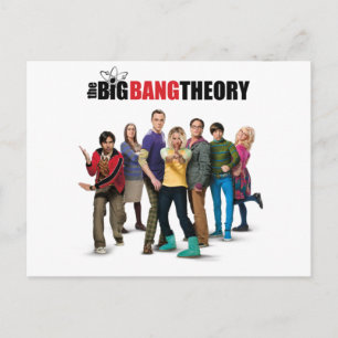 The Big Bang Theory Characters Postcard