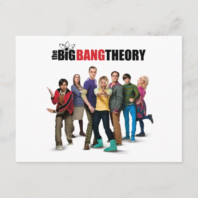 The Big Bang Theory Characters Postcard (Front)