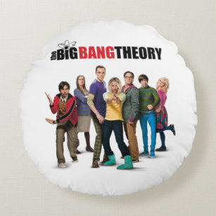 The Big Bang Theory Characters Round Cushion