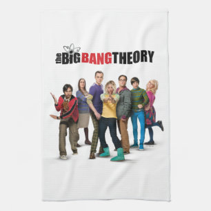 The Big Bang Theory Characters Tea Towel