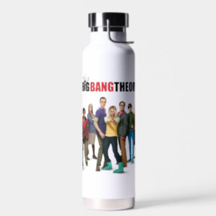 The Big Bang Theory Characters Water Bottle