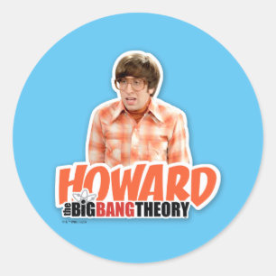The Big Bang Theory   Howard Classic Round Sticker