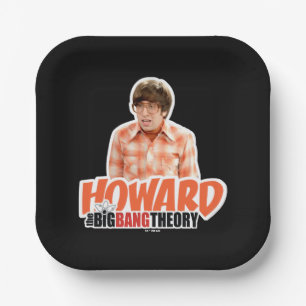 The Big Bang Theory Howard Paper Plate