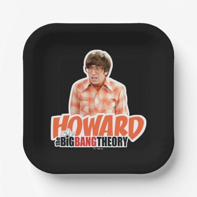 The Big Bang Theory | Howard Paper Plate (Front)