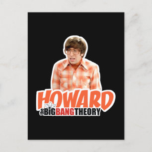 The Big Bang Theory   Howard Postcard