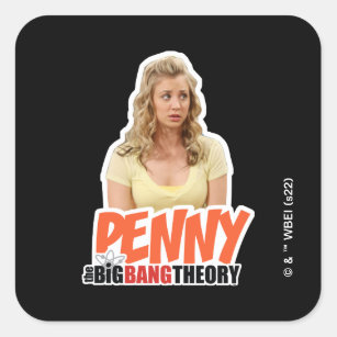 The Big Bang Theory   Penny Square Sticker