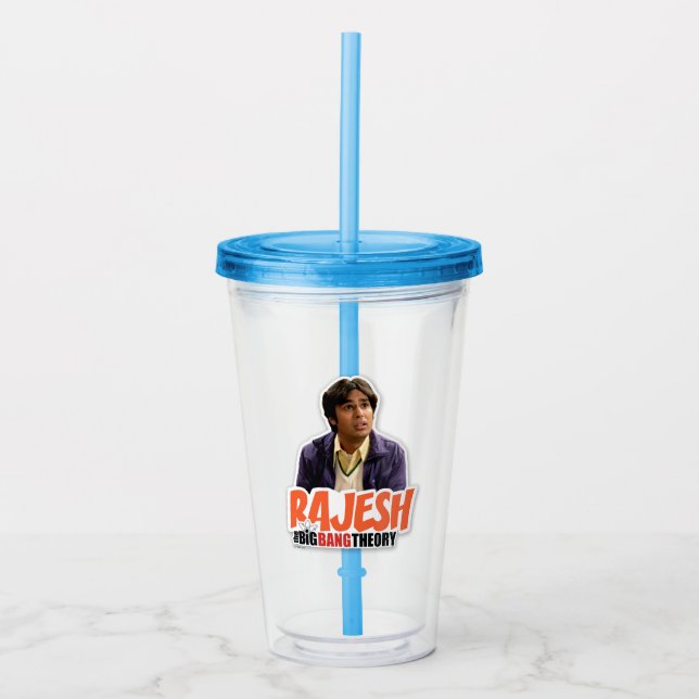 The Big Bang Theory | Rajesh Acrylic Tumbler (Front)