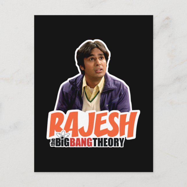 The Big Bang Theory | Rajesh Postcard (Front)