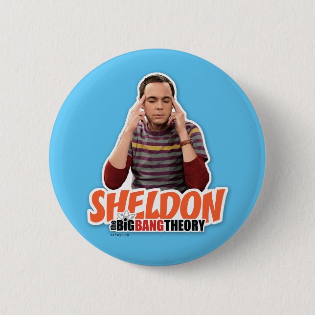The Big Bang Theory | Sheldon 6 Cm Round Badge (Front)