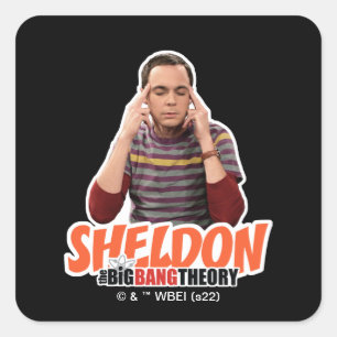 The Big Bang Theory   Sheldon Square Sticker