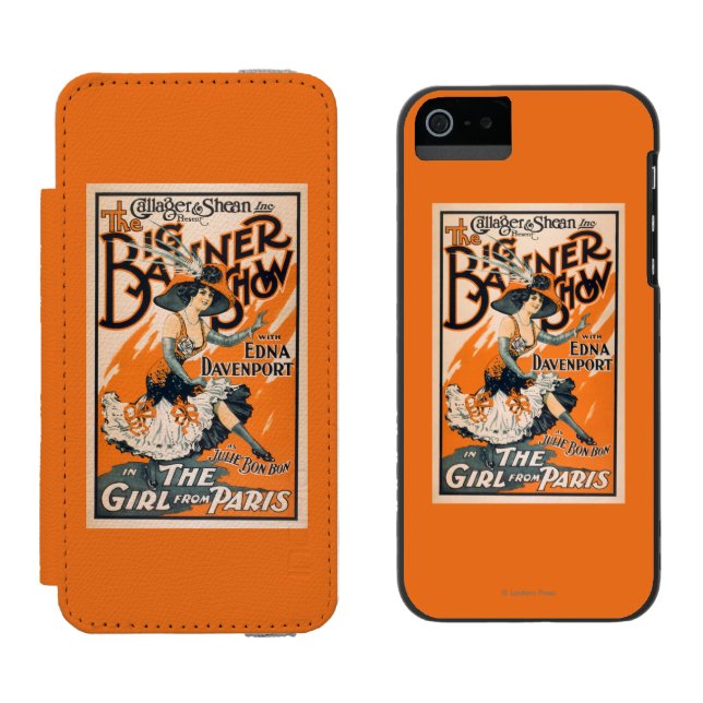 The Big Banner Show "The girl from Paris" Incipio iPhone Wallet Case (Side by Side)