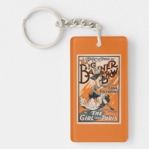 The Big Banner Show "The girl from Paris" Key Ring