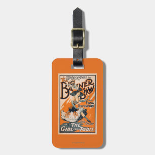 The Big Banner Show "The girl from Paris" Luggage Tag
