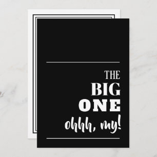 The BIG Birthday Invitations