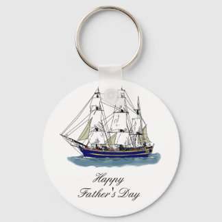 The Big Blue – Tall Ship Key Ring
