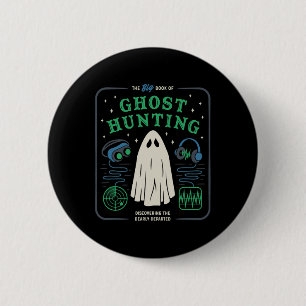 The Big Book Of Ghost Hunting Funny Halloween 6 Cm Round Badge