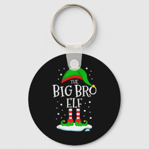 The Big Bro Elf Christmas Family Matching Xmas Bro Key Ring
