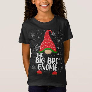 The Big Bro Gnome Funny Matching Christmas Family T-Shirt