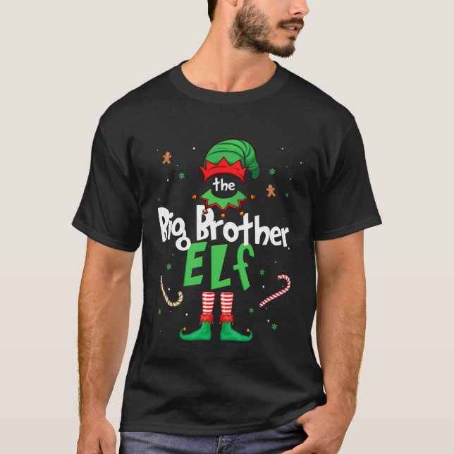 The Big Brother Elf  Xmas Matching Christmas For F T-Shirt (Front)