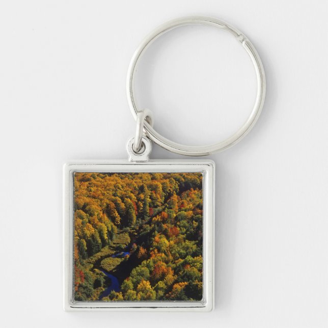 The Big Carp River in autumn at Porcupine Key Ring (Front)
