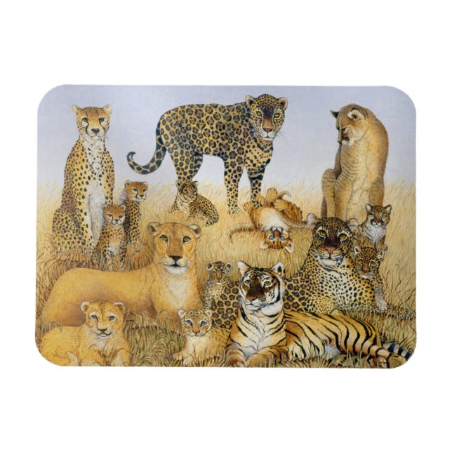 The Big Cats Magnet (Horizontal)