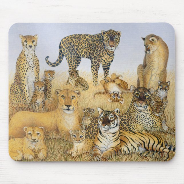 The Big Cats Mouse Mat (Front)