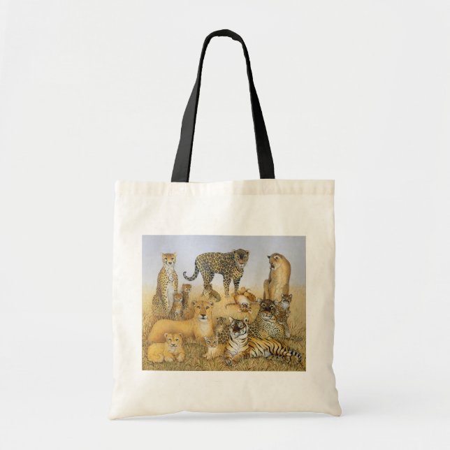 The Big Cats Tote Bag (Front)