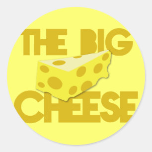 The BIG CHEESE! boss Classic Round Sticker