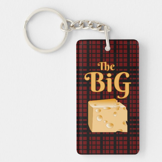 The Big Cheese Key Ring (Front)