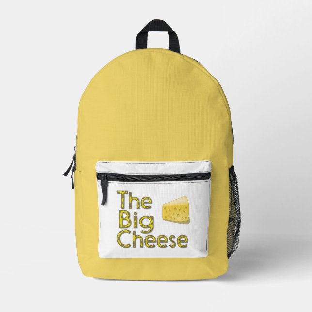 The Big Cheese Printed Backpack (Front)