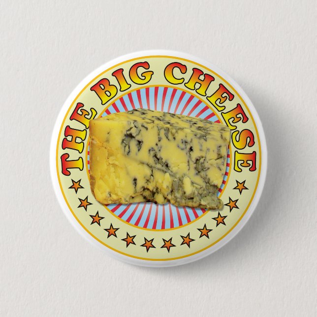 The Big Cheese v2 6 Cm Round Badge (Front)