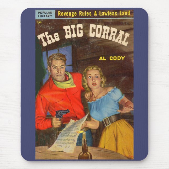 The Big Corral cover art Mouse Mat (Front)