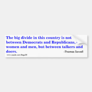 The Big Divide Bumper Sticker